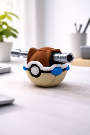 Armored Guardian Cannon-Themed 3D Printed Collectible Figure