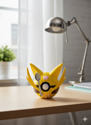 Psychic Spoon Crest 3D Printed Collectible Figure